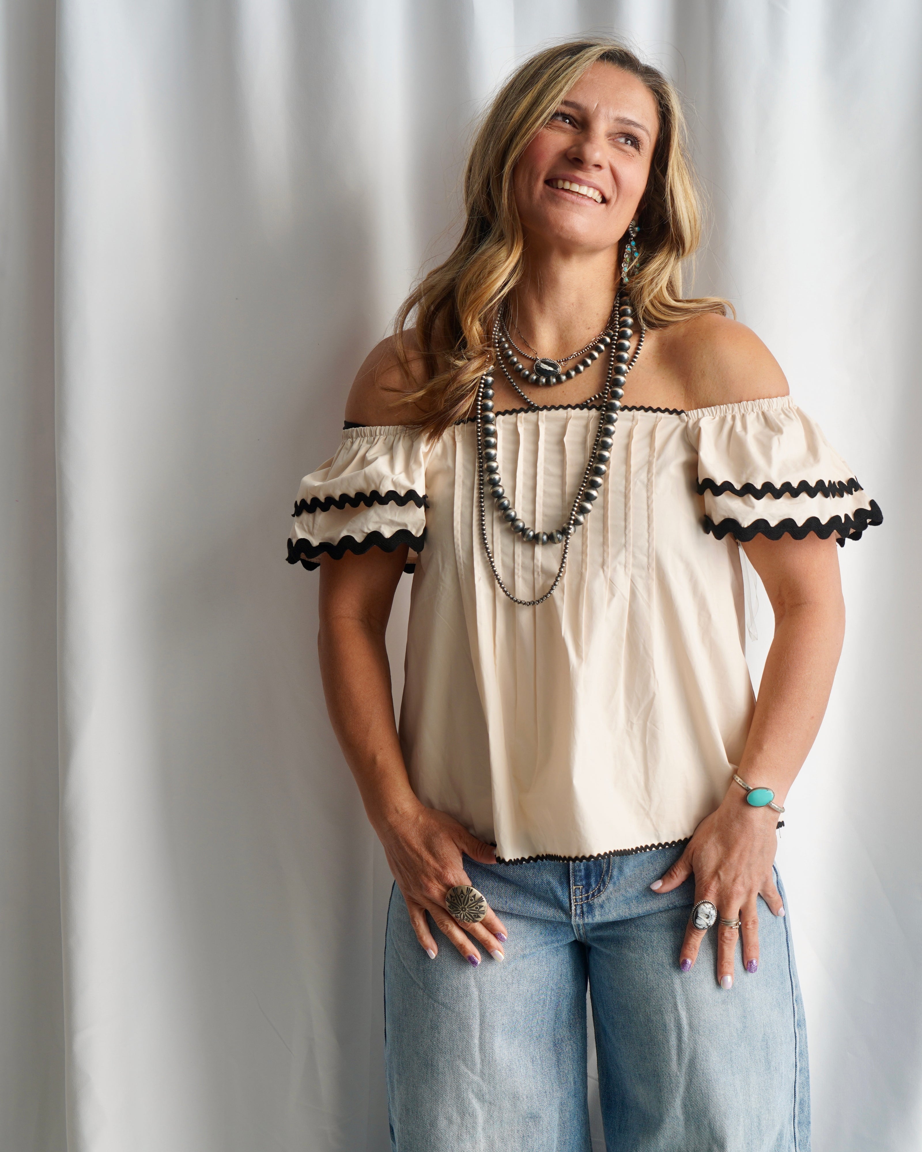 The Felicity Flutter Sleeve Blouse