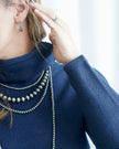The Knit Knit LUXE Turtleneck Sweater | Gretchen Scott |