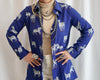 The Eros Extra Long Zebra Button Down