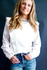 The Cromwell Striped Poplin Blouse