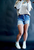 The James High Rise Distressed Short