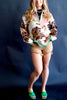 The Amorita Floral Mock Neck
