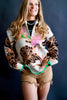 The Amorita Floral Mock Neck