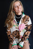 The Amorita Floral Mock Neck