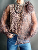 The Baxter Leopard Print Bow Blouse