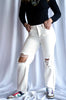 The Miller High Rise Distressed Pant
