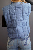 The Goldman High Neck Puffer Vest