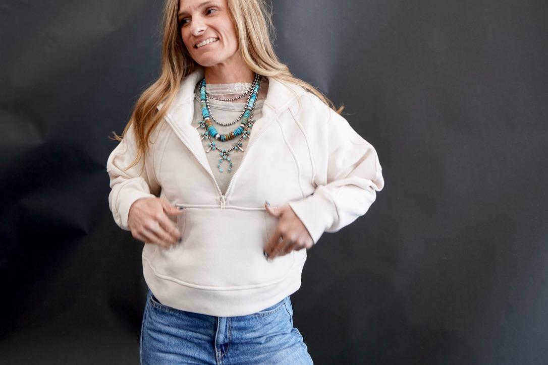 The Diver Funnel Neck Half Zip