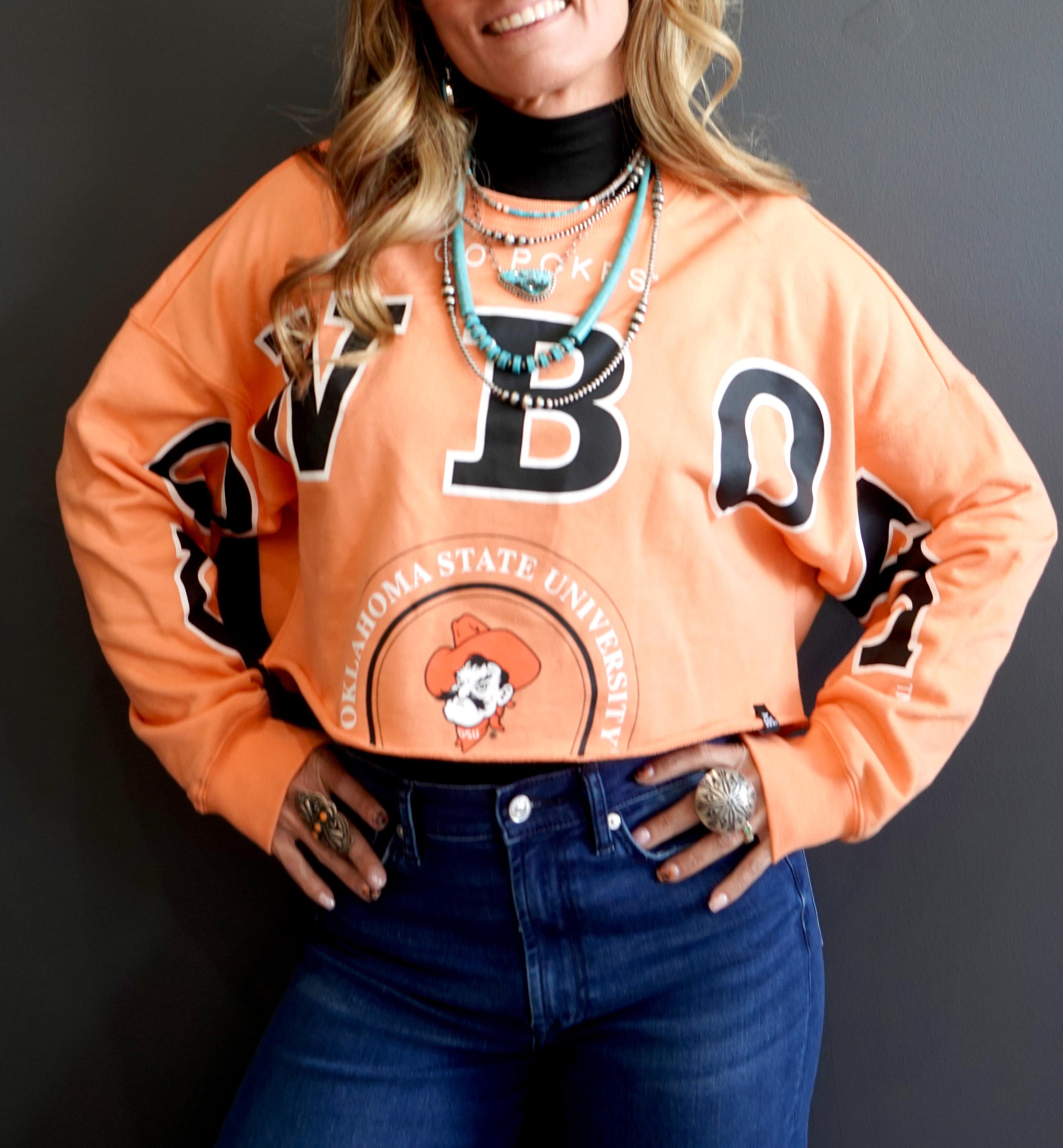 The Go Pokes Cropped Sweatshirt