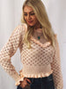 The Ellison Ruffle Crochet Blouse
