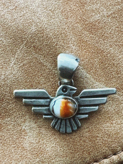 The Dalton Stamped Sterling Native Made Warbird Pendant