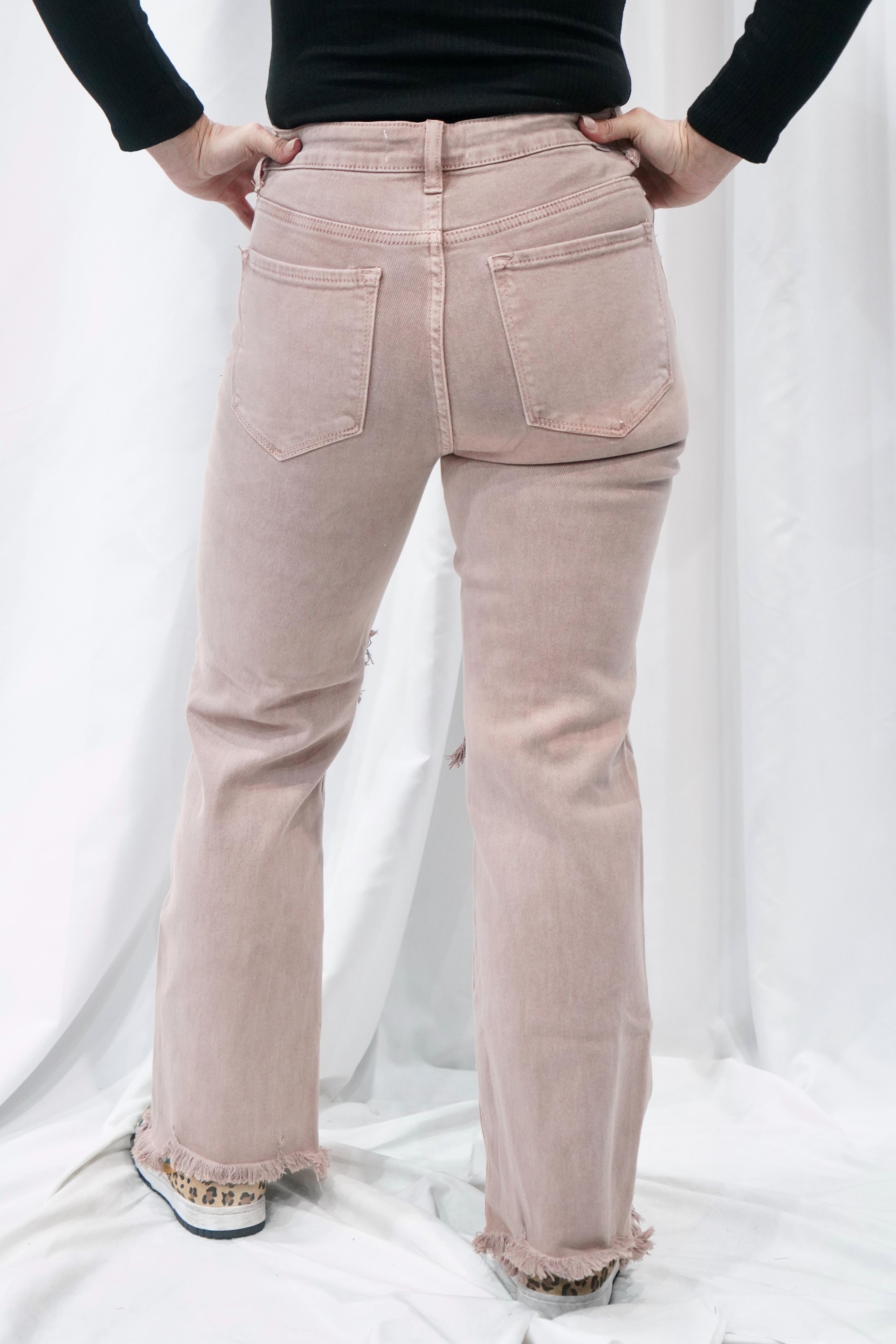 The Miller High Rise Distressed Pant