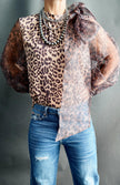 The Baxter Leopard Print Bow Blouse