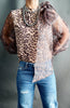 The Baxter Leopard Print Bow Blouse