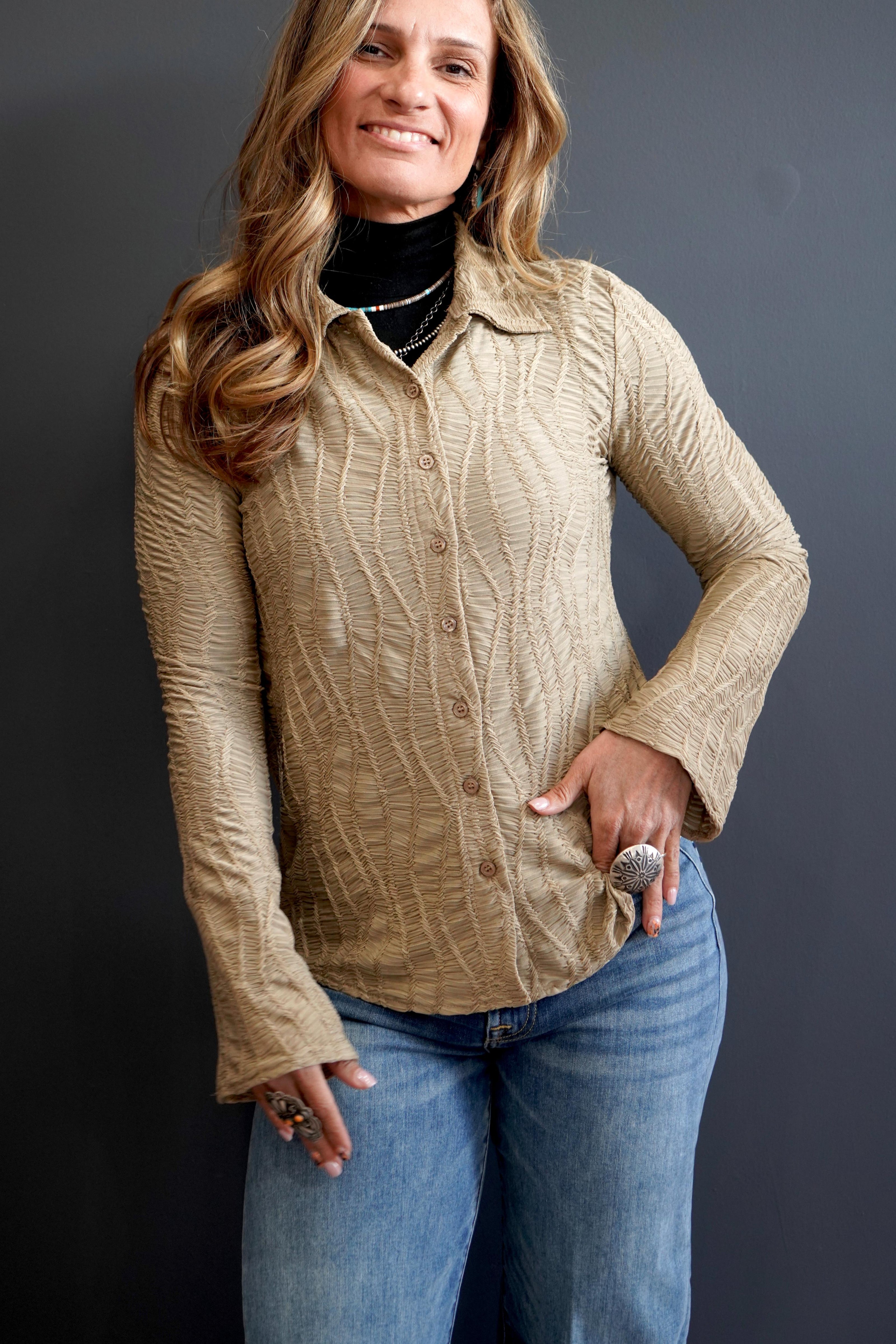 The Meyer Textured Button Down