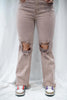 The Miller High Rise Distressed Pant
