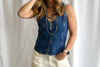 Fitted Denim Vest | in Secretariat | 7 for all Mankind