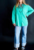 The Little Edie Textured Button Down