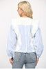 The Cromwell Striped Poplin Blouse