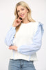 The Cromwell Striped Poplin Blouse