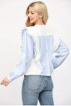 The Cromwell Striped Poplin Blouse