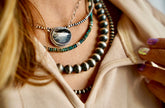 The Ilsa Birdseye Heishi Necklace