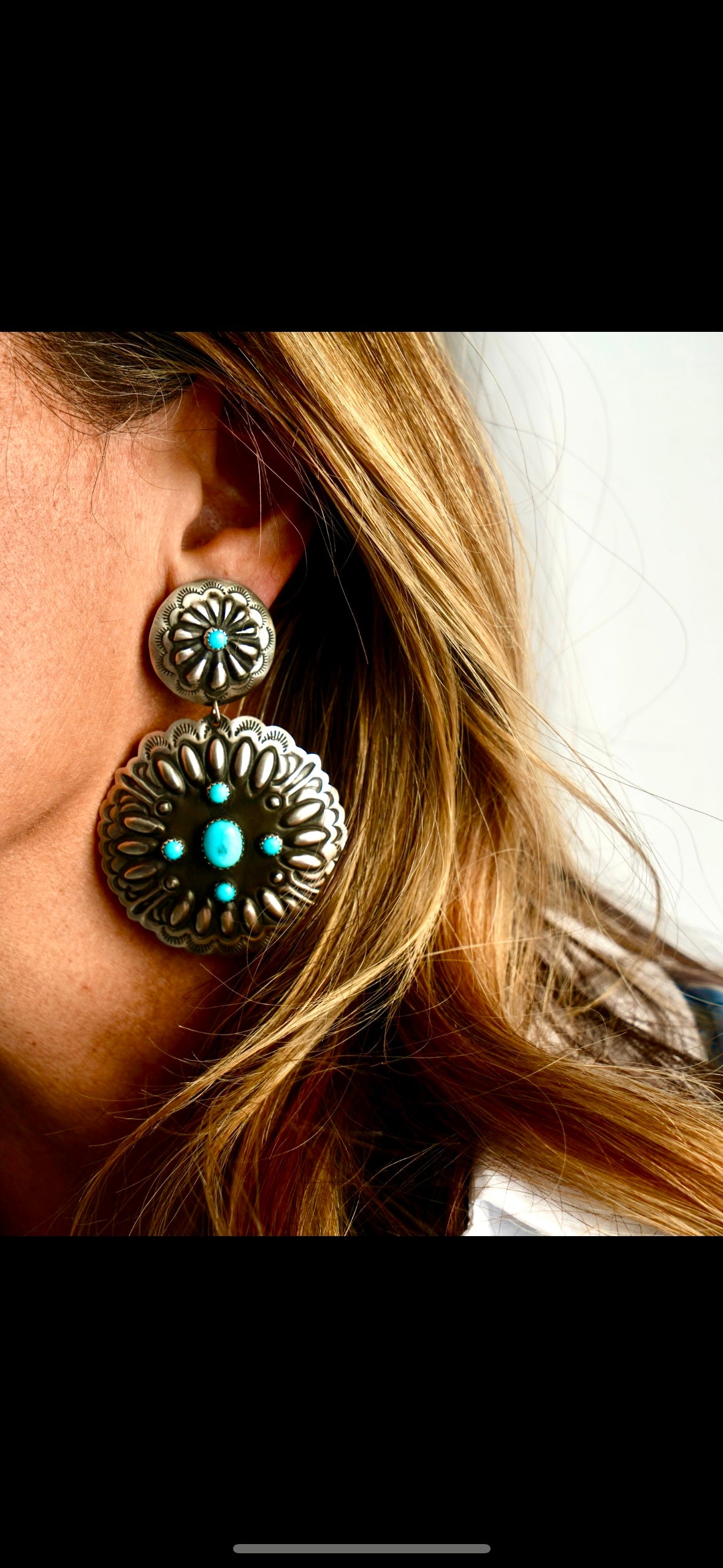 The Radia Double Concho Dangles