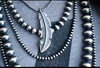 The Buckskin	Feather Pendant w/ Birdseye