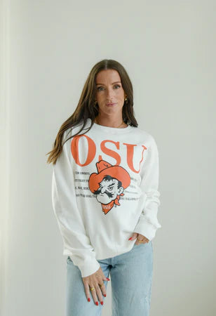 The OSU Pistol Pete Crewneck Pullover