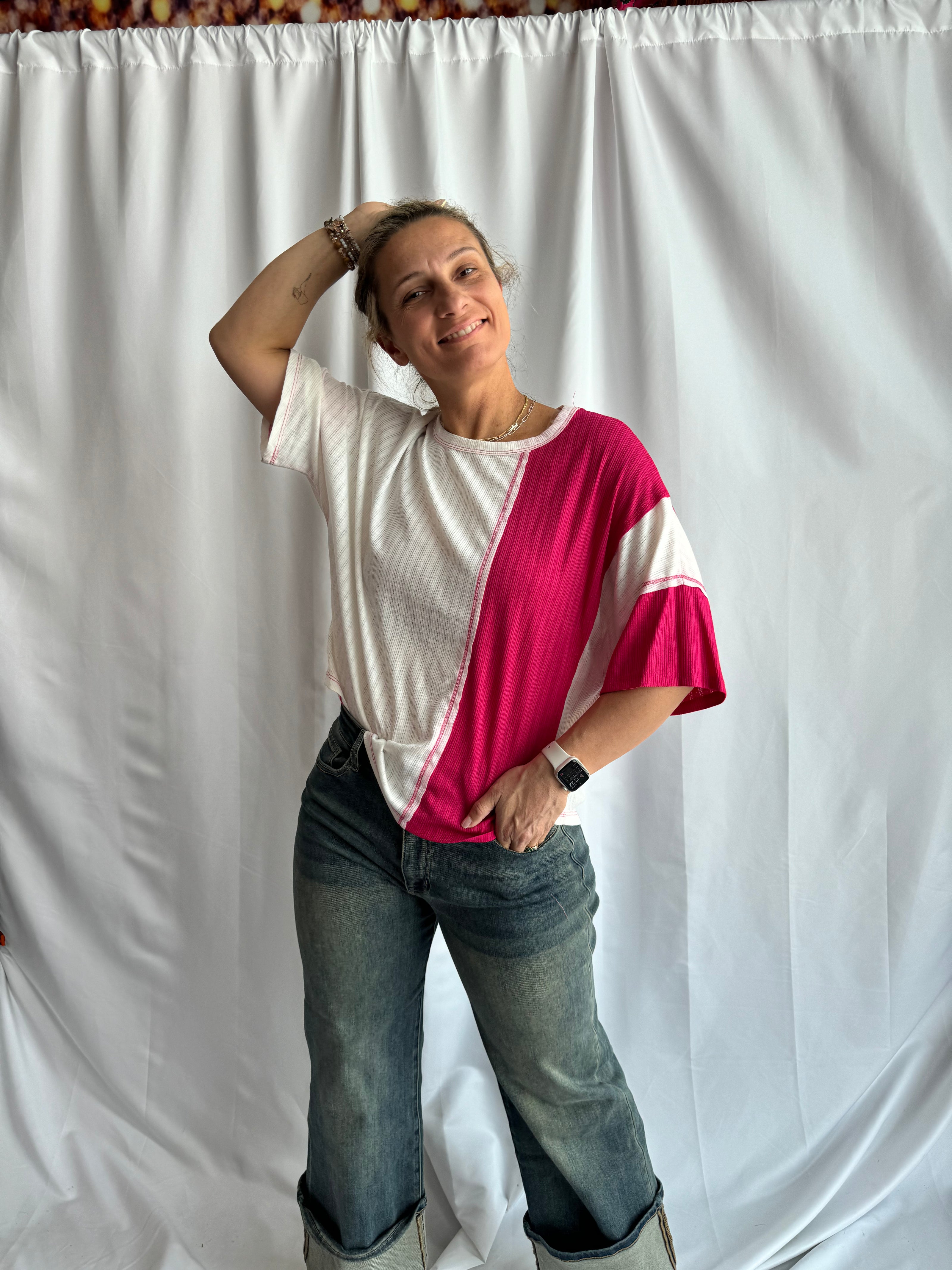 The Kelvin Knit Short Sleeve Top