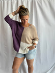 The McMann Colorblock V-Neck Sweater