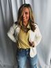 The Lettie Faux Leather Blazer