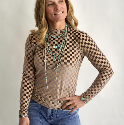 The Rally Velvet Checker Shirt