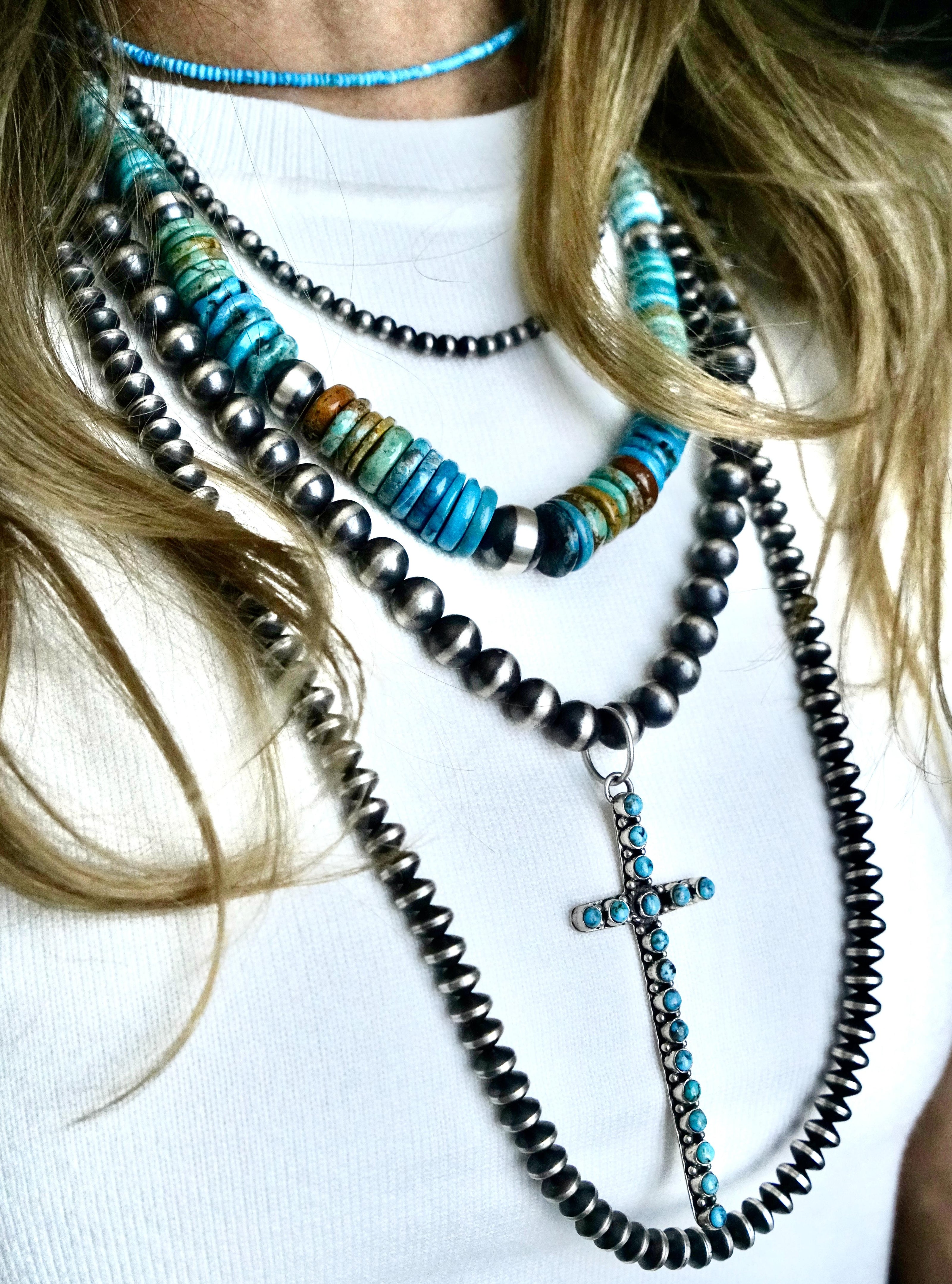 The Egan Graduated Kingman Necklace | 21