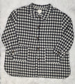 Rae + Co Curvy Houndstooth Coat Curve +