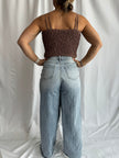 The Clare Smocked Layering Tank