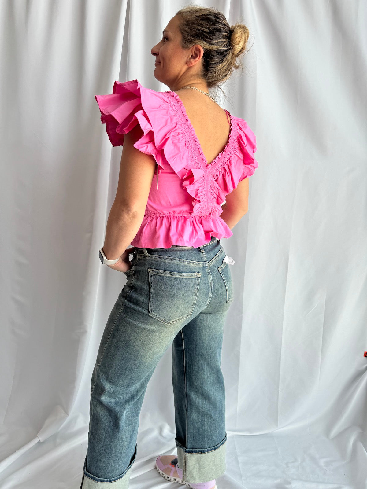 The Archerd Double Ruffle Top