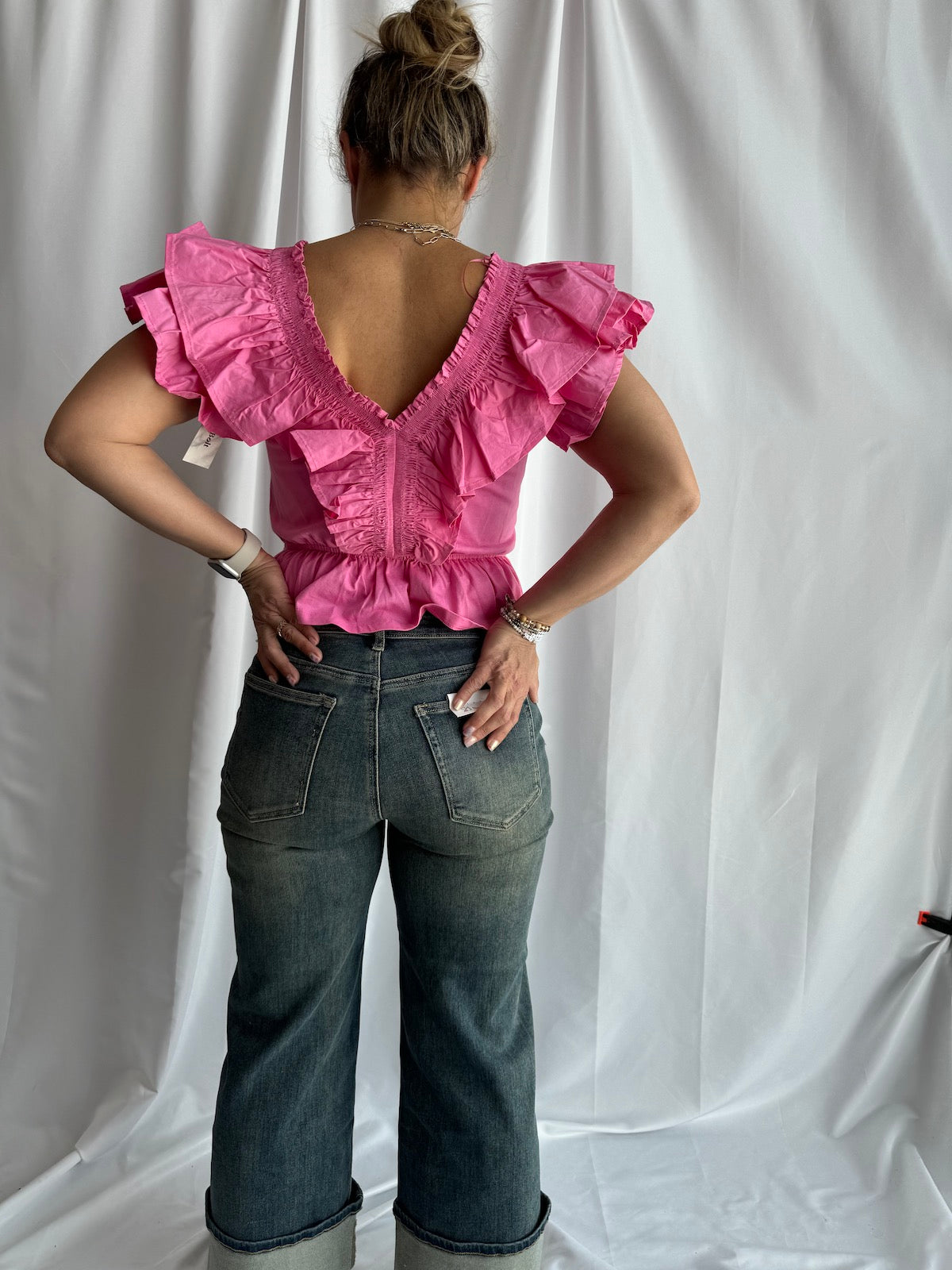 The Archerd Double Ruffle Top