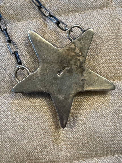 The Payston Bumblebee Jasper Star Bar Necklace