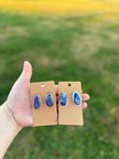 Revival Co. Lapis Polished Post Earrings