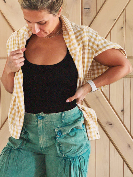 The Charlotte Gingham Button Down