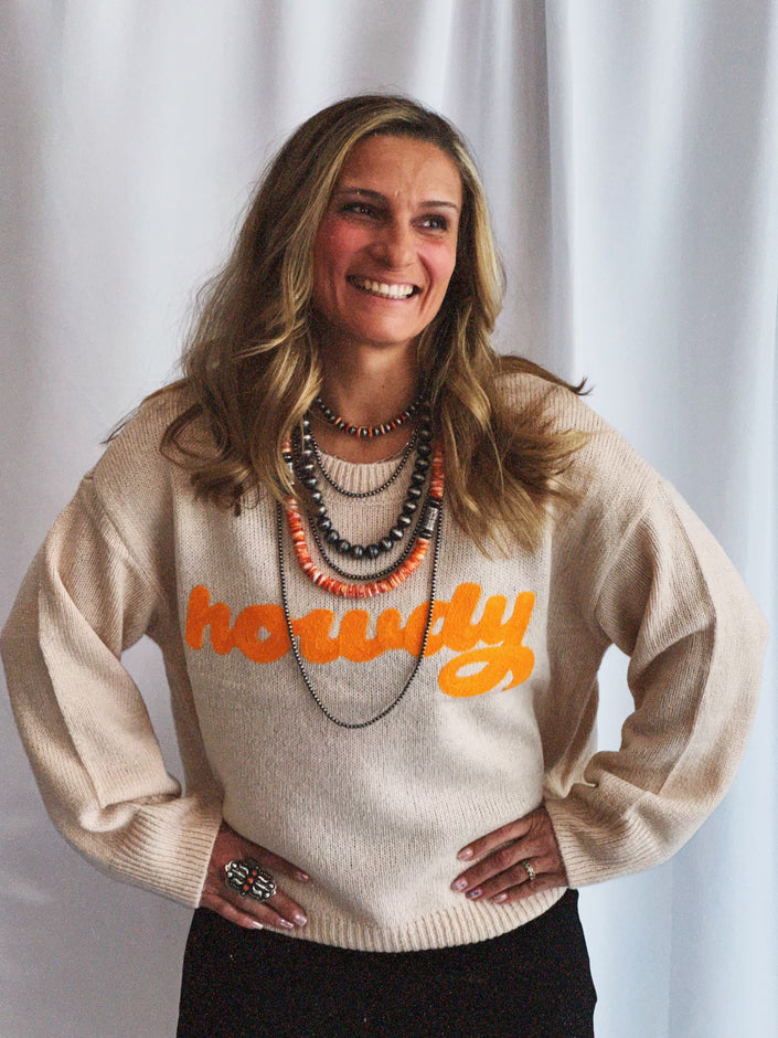 The Howdy Crewneck Sweater