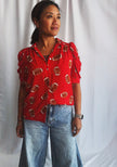 The Behren Puff Sleeve Button Down