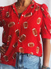 The Behren Puff Sleeve Button Down