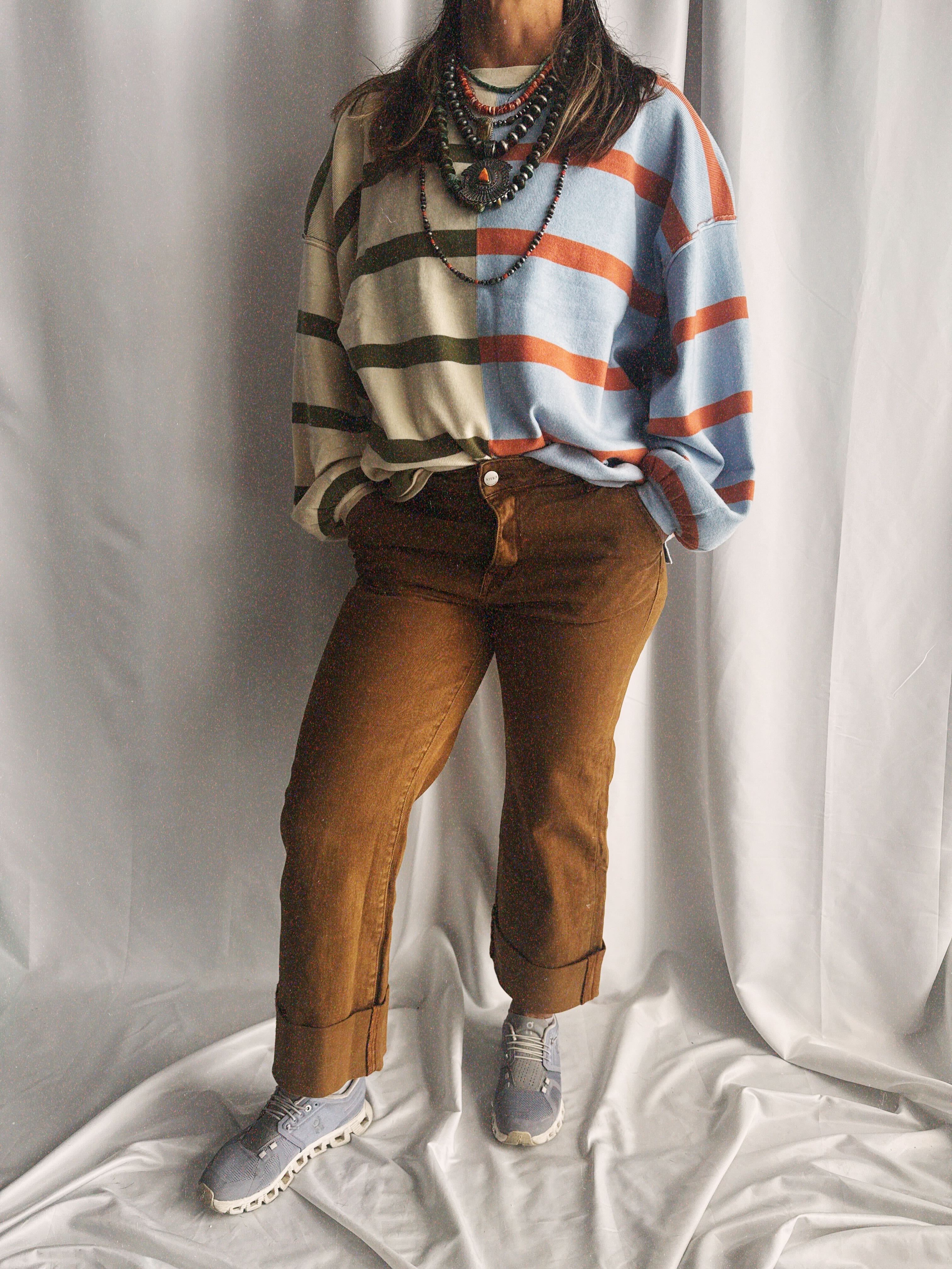 The Devlin Colorblock Stripe Sweater