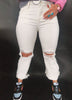 The Miller High Rise Distressed Pant