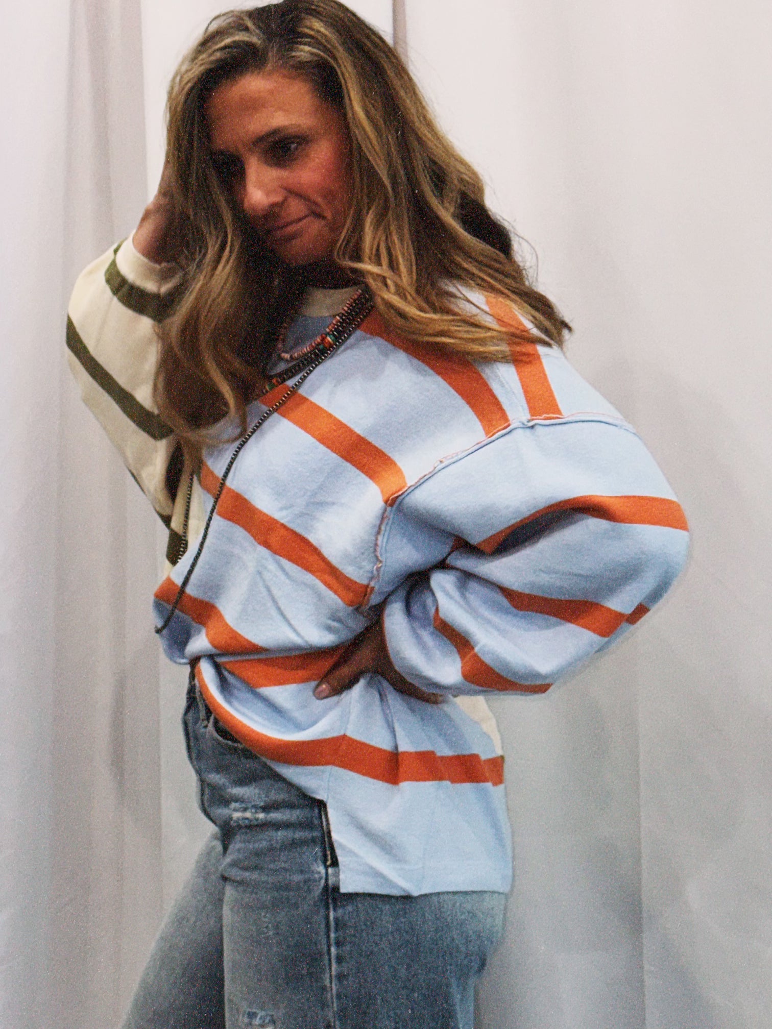 The Devlin Colorblock Stripe Sweater
