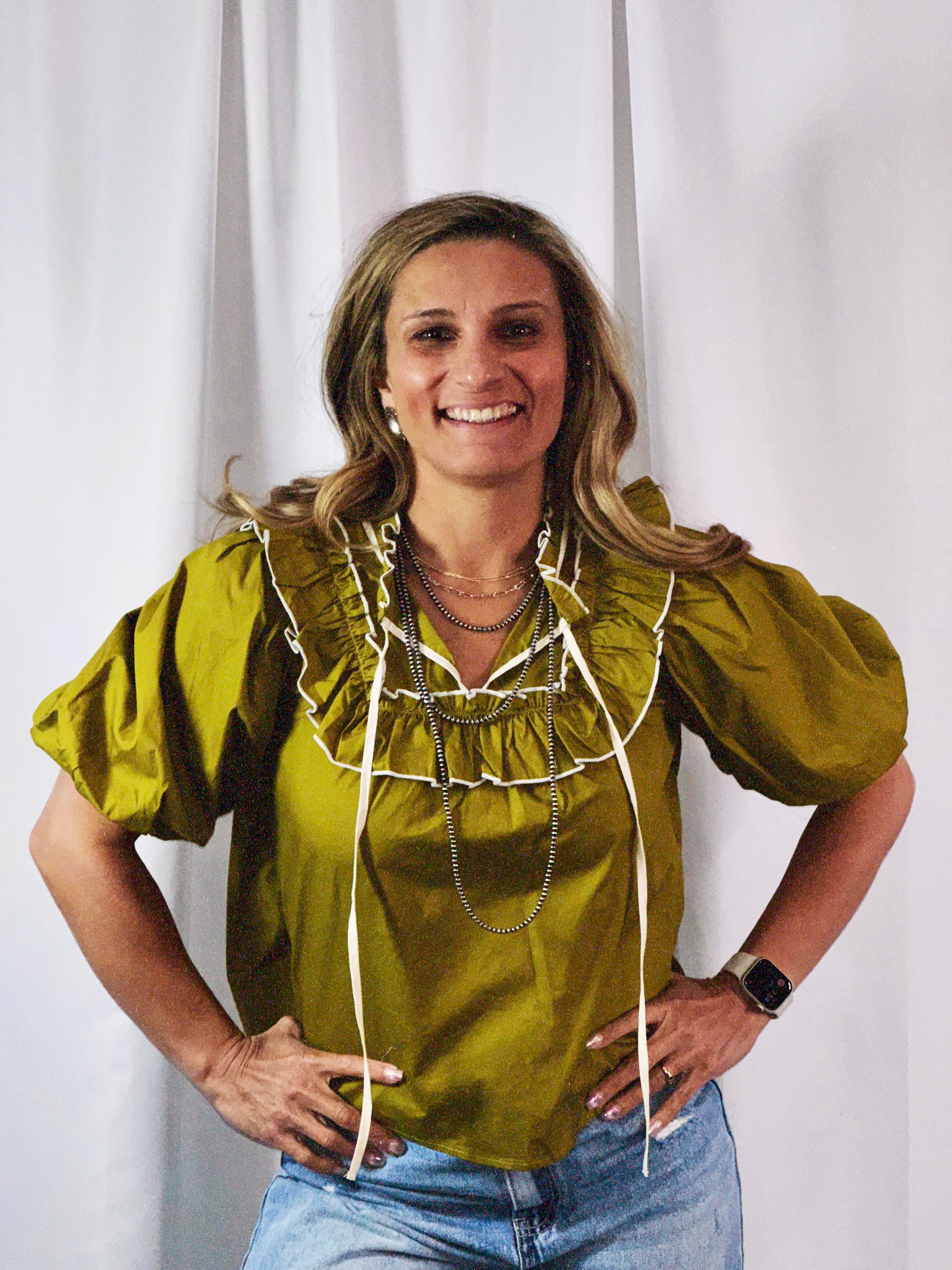 The Collier Ruffle Top
