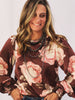 The Jake Floral Round Neck Blouse