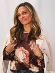 The Jake Floral Round Neck Blouse